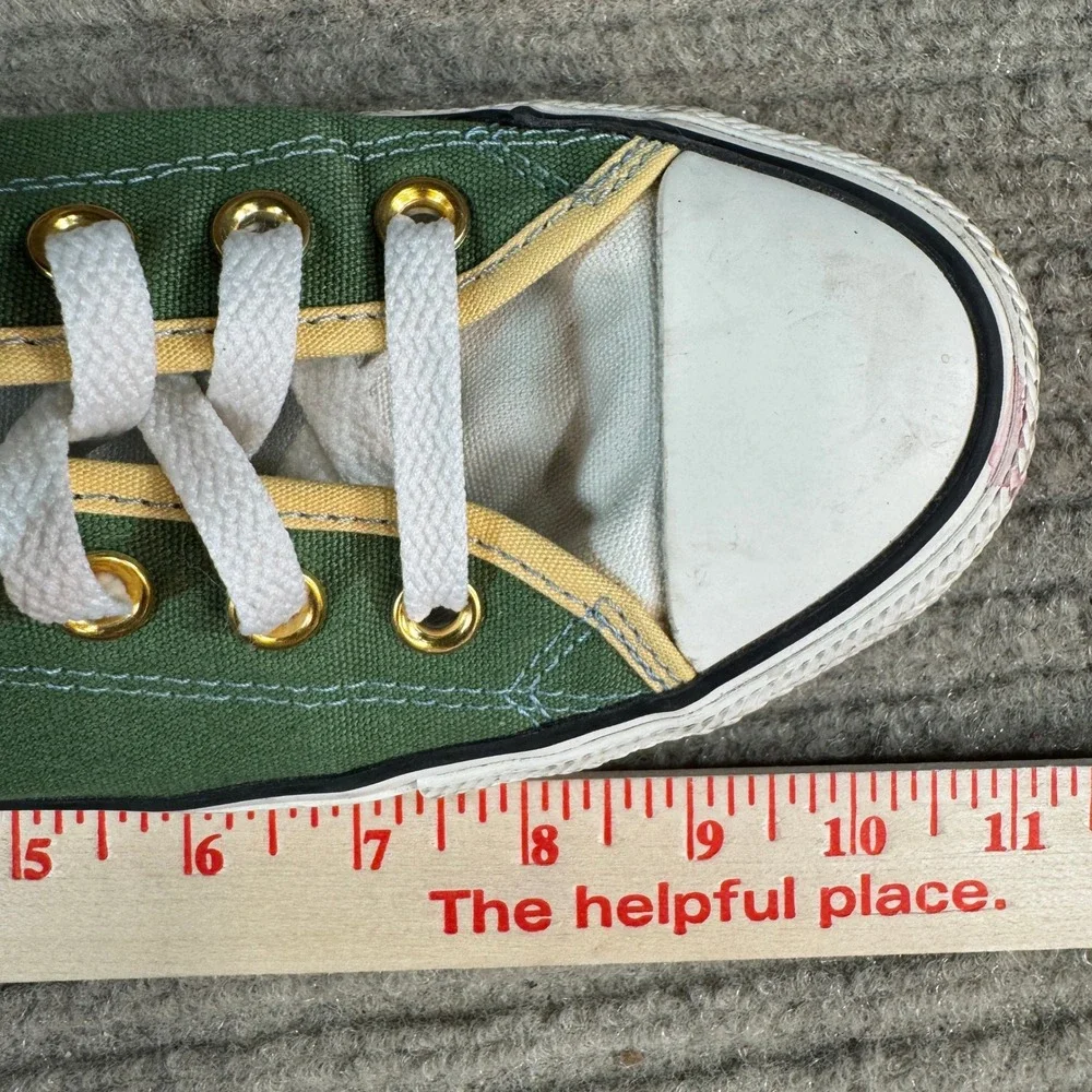 Converse Chuck Taylor All Star Low Top Green Yellow 152621C Mens 6.5 Womens 8.5